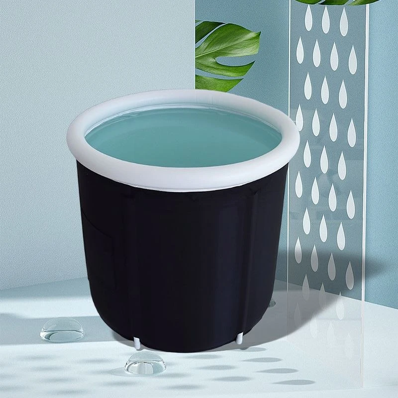 Oem Foldable portable inflatable bathtub 80 x 79 cm juodas