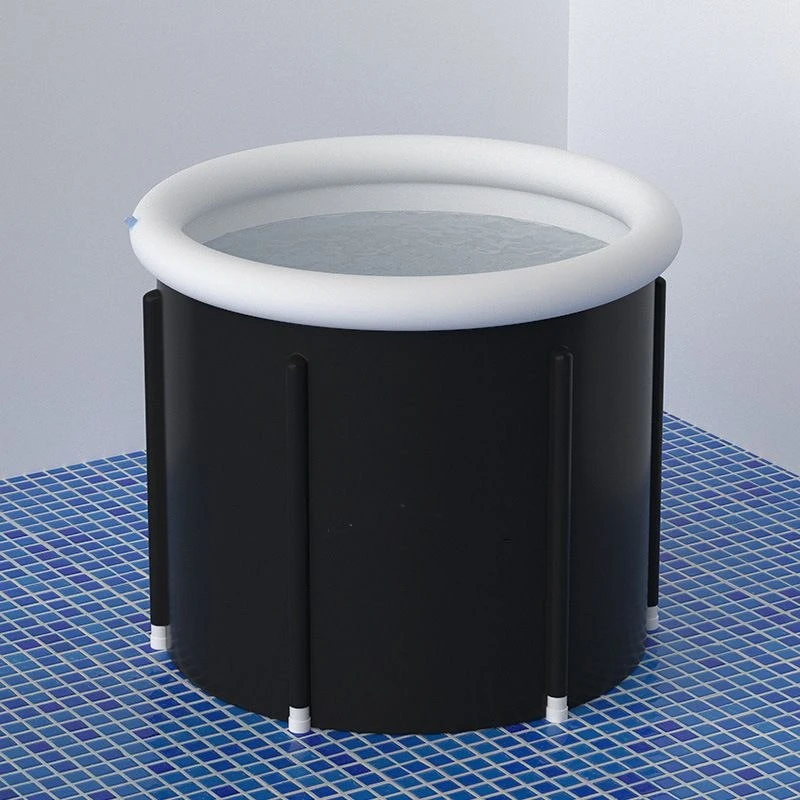 Oem Foldable portable inflatable bathtub 75 x 75 cm juodas
