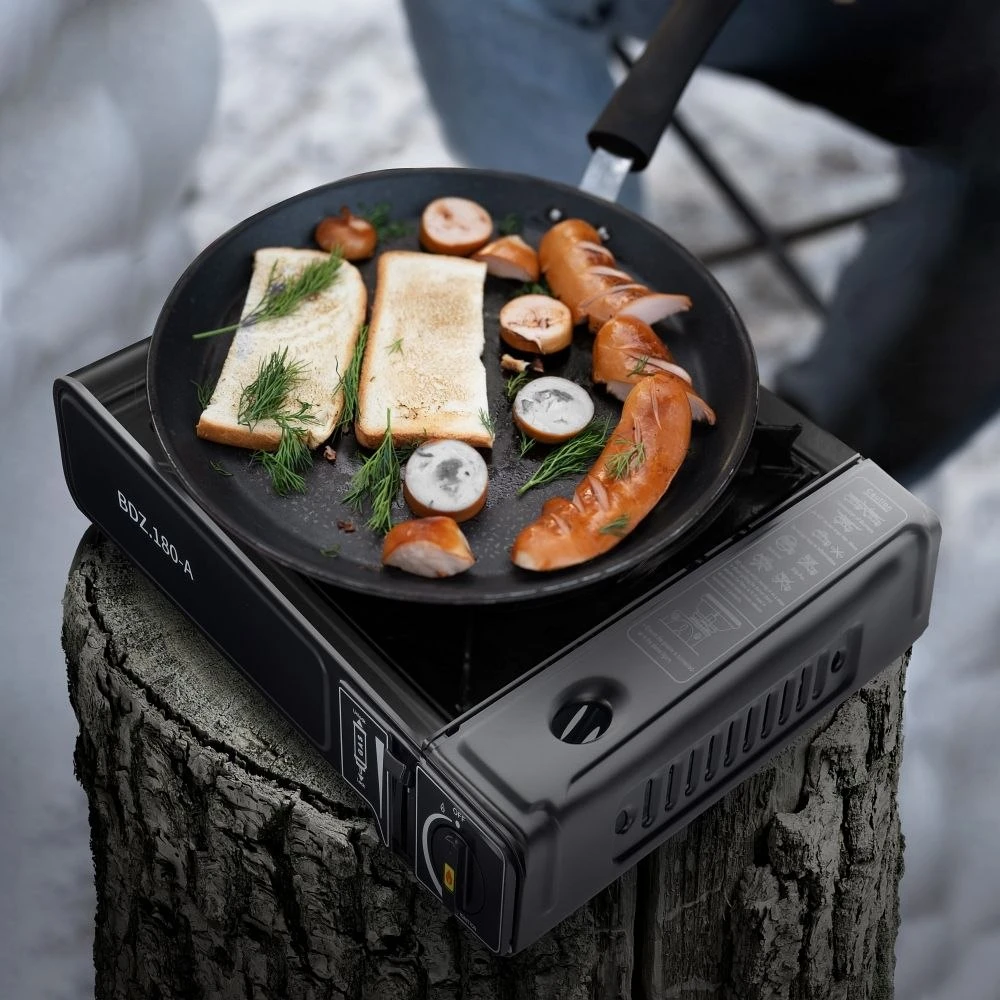 Oem Portable gas stove modelis BDZ.180-A juodas