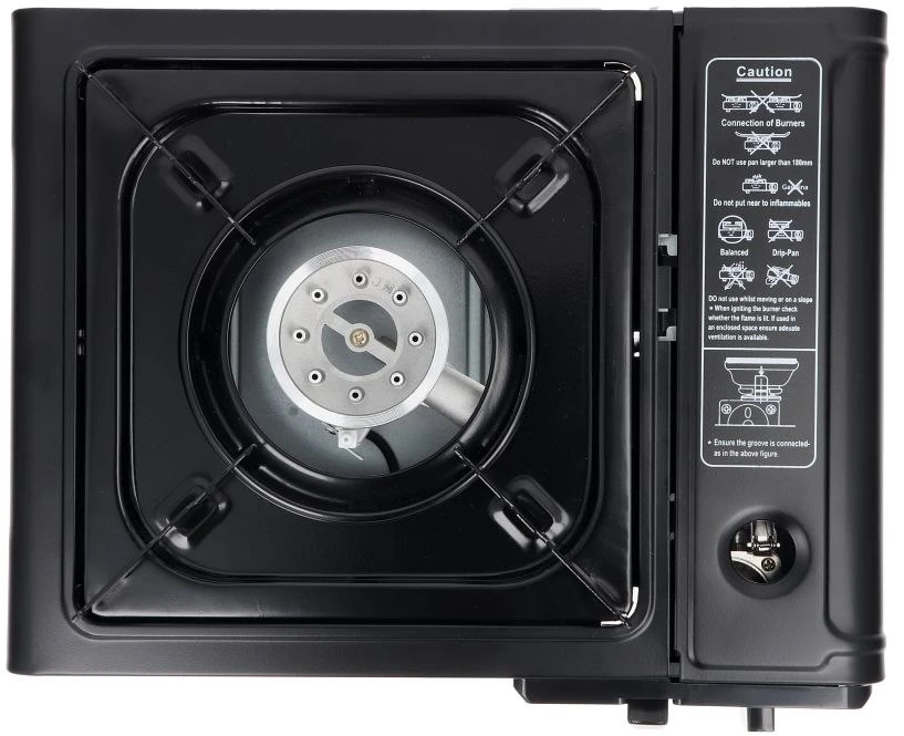 Oem Portable gas stove modelis BDZ.180-A juodas