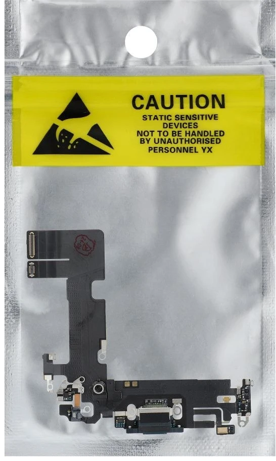 OEM įkrovimo lankstus USB įkroviklis IPHONE 13 juodas (ištrauktas)