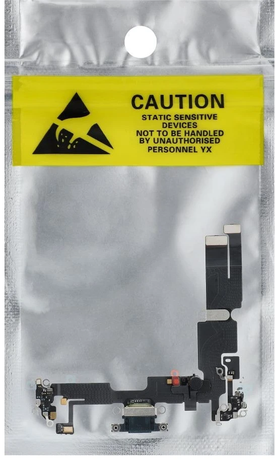 OEM įkrovimo lankstus USB įkroviklis IPHONE 14 Plus juodas (ištrauktas)