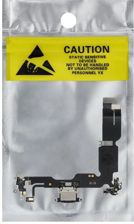 OEM įkrovimo lankstus USB įkroviklis IPHONE 15 Plus juodas (ištrauktas)