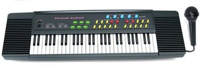 Organkai, pianinas, klaviatūra su mikrofonu, 50 cm