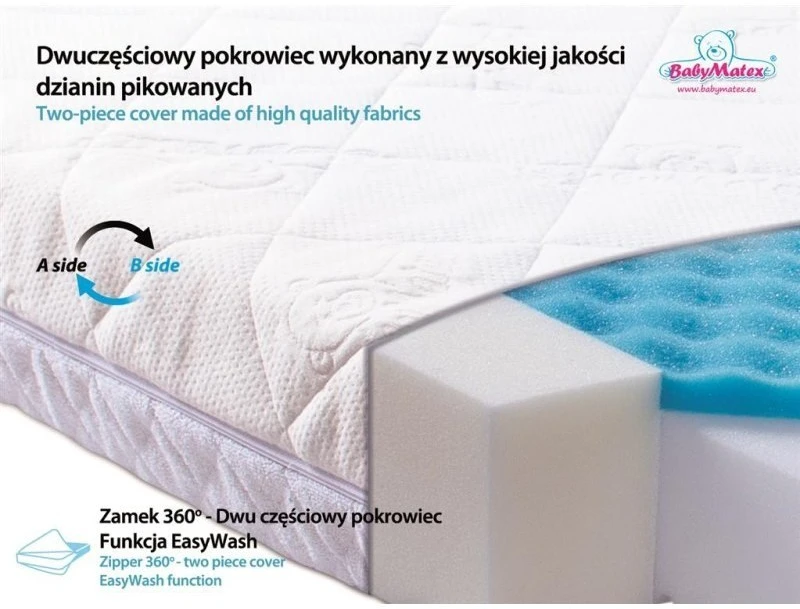 MATEX Ortopedinis čiužinys CARPATHIA 120x60x10 [TB0310]