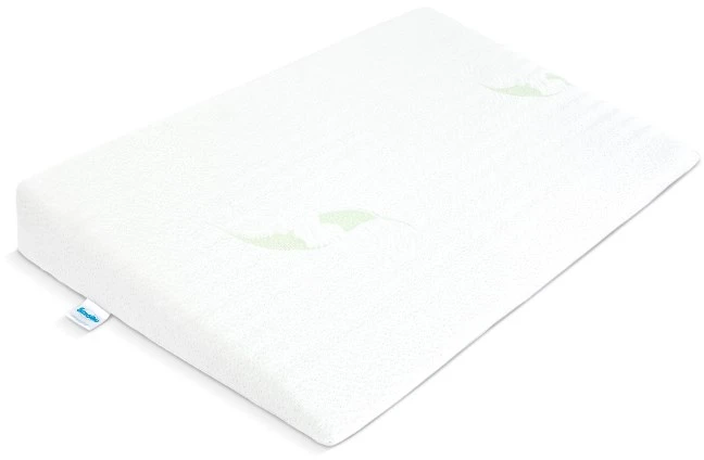 Sensillo LUXE ALOE VERA kūdikių pagalvė CLINK PUSH 38x60
