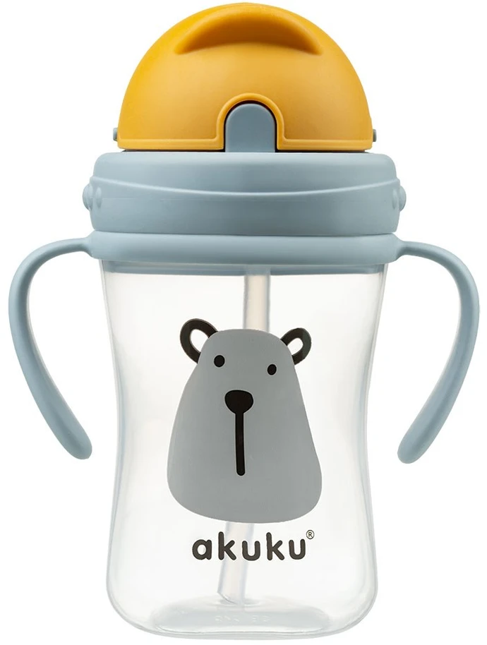 AKUKU pakaitiniai šiaudeliai gertuvėms su šiaudeliu, 2 vnt., A0201