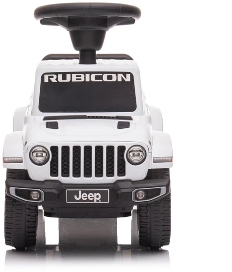 Paspiriamukas stumdukas su garsais Jeep automobilis vaikams baltas