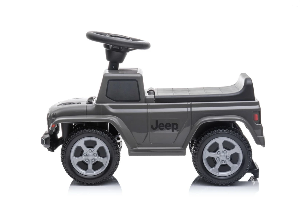 Paspiriamukas su garsais, paspiriamas automobilis vaikams, pilkas