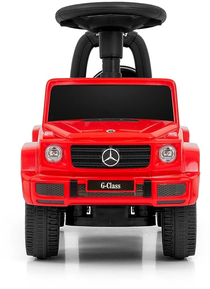 Paspiriama mašinėlė - stumdukas Milly Mally Mercedes G350d, Raudona