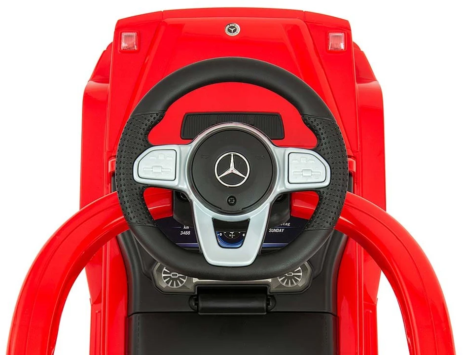Paspirtukas su vairavimo rankena MERCEDES G350d Milly Mally baltas