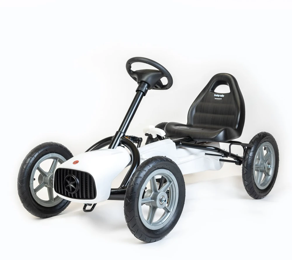 Pedalinis triratukas Baby Mix Buggy baltas
