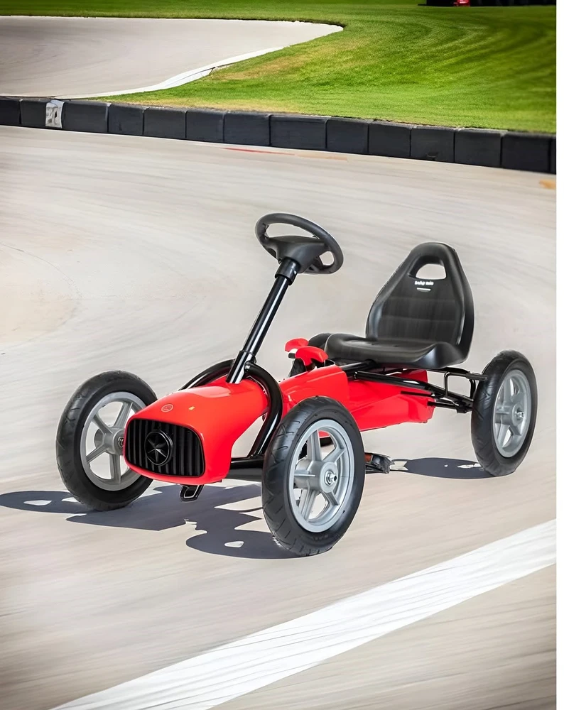 Dėlionė Baby Mix Go-kart Buggy pripučiami ratai, raudona