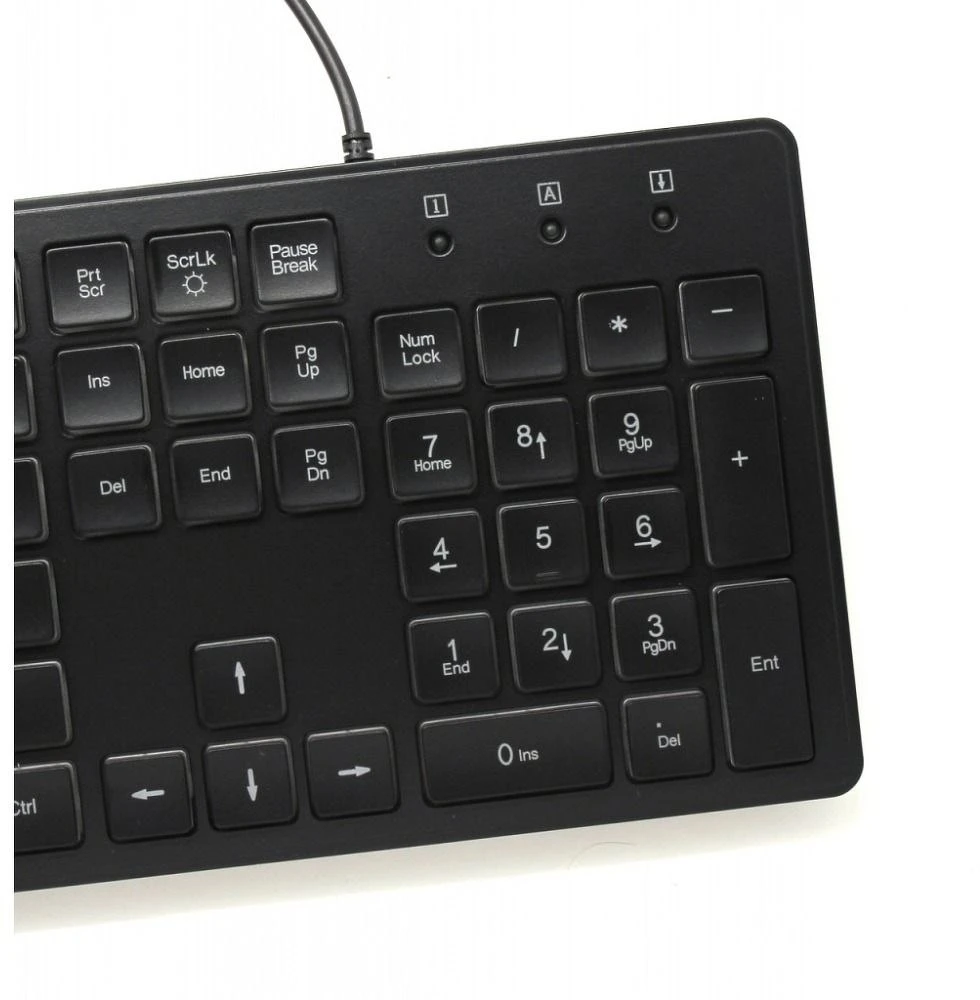 ART KL AK-20 SLIM klaviatūra su pašvietimu AK-20 USB