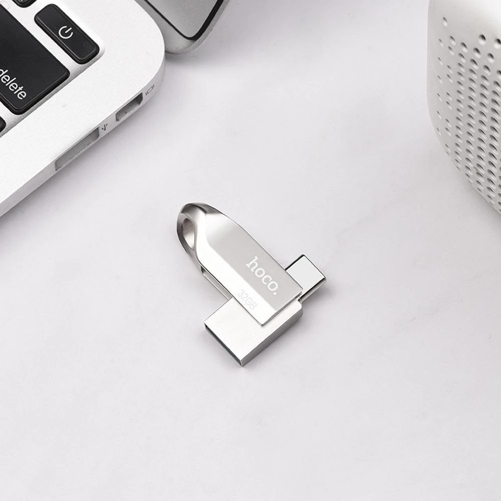 HOCO atmintukas USB A + USB C UD8 32GB USB3.0 + USB C