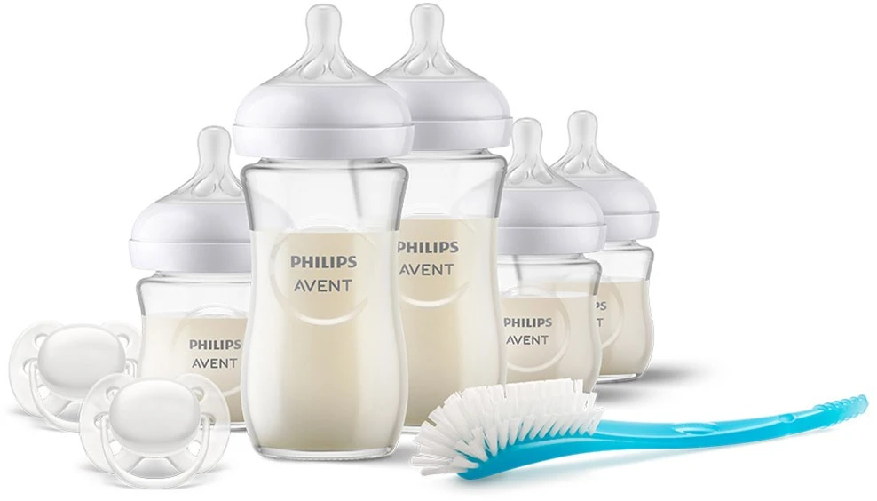 PHILIPS AVENT STIKLINIS BUTELIUKŲ RINKINYS NAUJAGIMIUI NATURAL RESPONSE SCD879/11