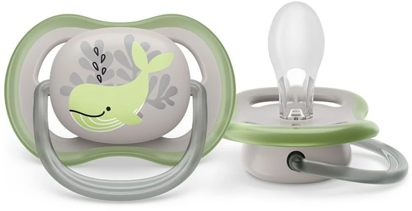 Philips Avent Ultra Air čiulptukas 1 vnt., dydis 6-18 mėn., banginis