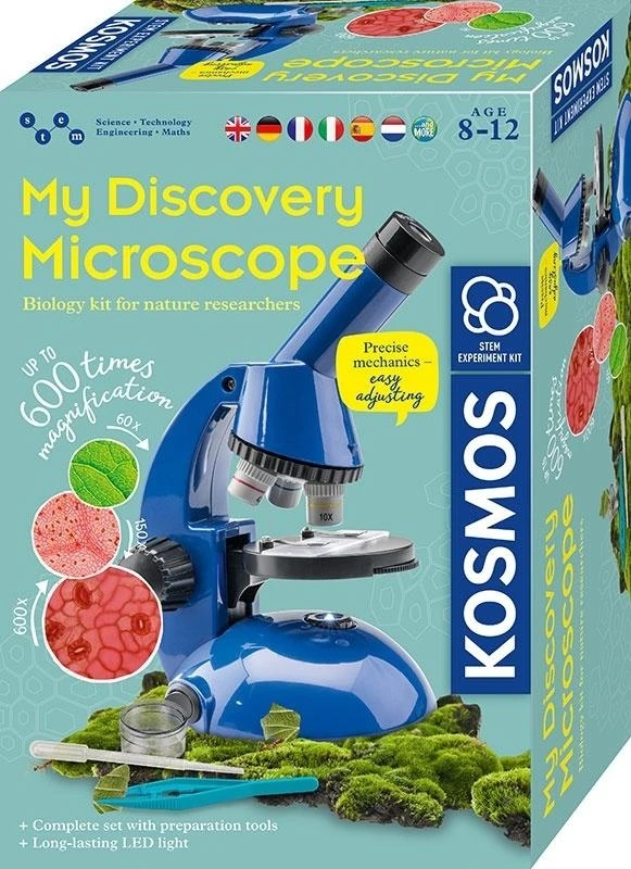 Piatnik Kosmos Lavinamasis rinkinys DISCOVERY MICROSCOPE 8-12