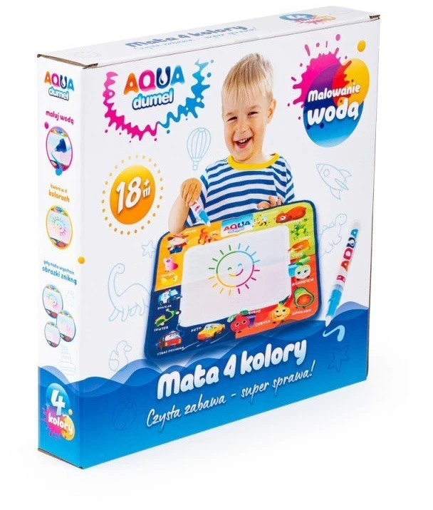Dumel AQUA DA 30016 Vandens kilimėlis 4 spalvos, vidutinis 52/52 cm