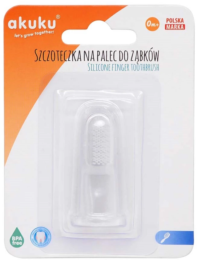 AKUKU silikoninis dantų šepetėlis, A0393