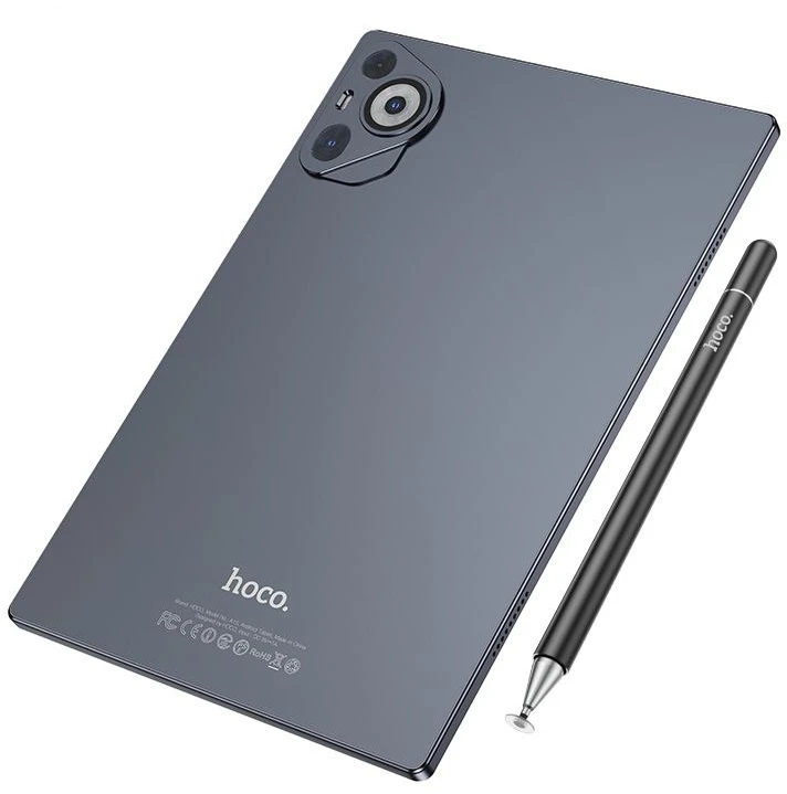 Planšetė 10.1" 6GB/128GB Hoco HD Wi-Fi/4G/BT 5.0 Android 14 A15 metal pilka