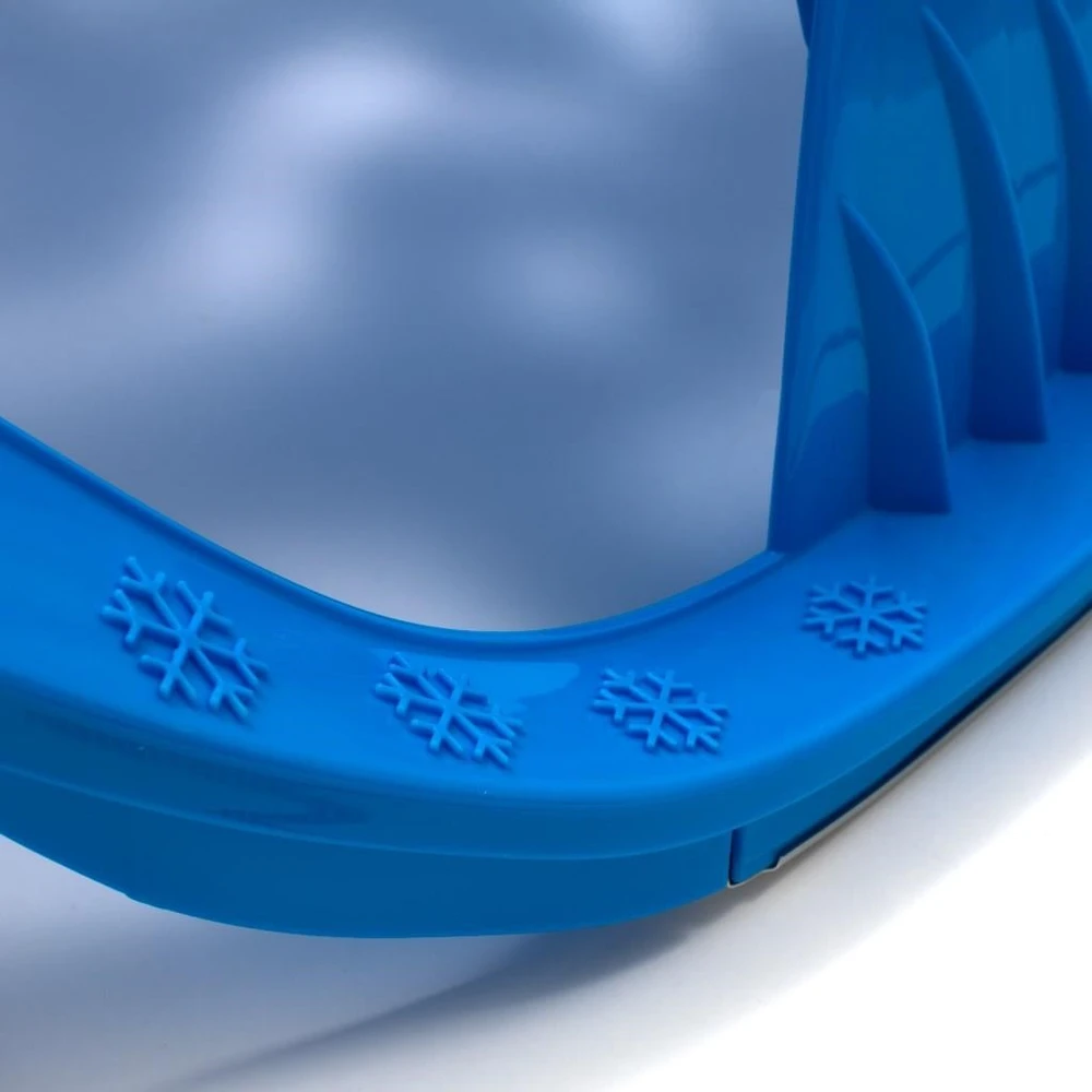 Plastikinės rogutės su atlošu Baby Mix SNOW STAR raudonos spalvos