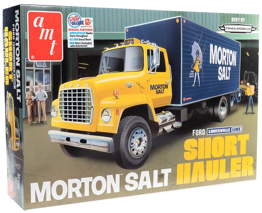 Plastikinis modelis Ford Louisville Short Hauler sunkvežimis 1:25 Morton Salt