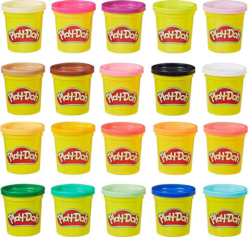 Plastelininio modeliavimo priemonių rinkinys vaikams Play-Doh, 20 spalvų