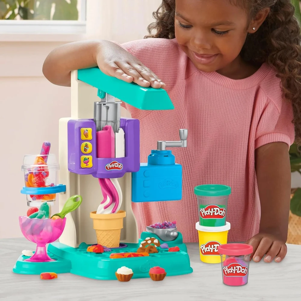 Modeliavimo rinkinys vaikams PLAY DOH Vaivorykštės ledai