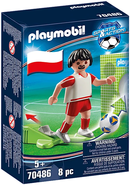 Playmobil 70486 figūrėlių rinkinys Sports & Action žaidėjas Lenkija 8 vnt.