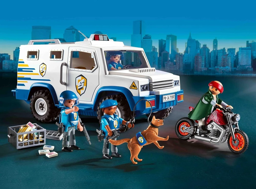 Playmobil Action Heroes 71597 Money Transporter