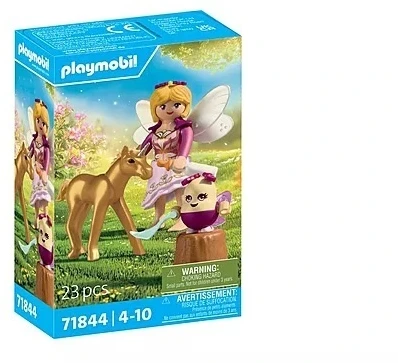 Konstruktorius Playmobil Fėja ir auksinis vienaragio kumeliukas (71844)