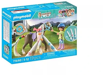 „Playmobil“ krioklio žirgai, 71640, kūrybinis rinkinys su žirgu ir žymekliais