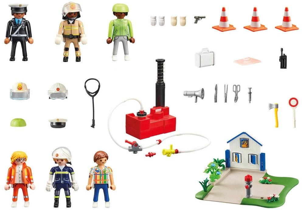 Playmobil My Figures gelbėjimo figūrėlės kaladėlėms 120 vienetų