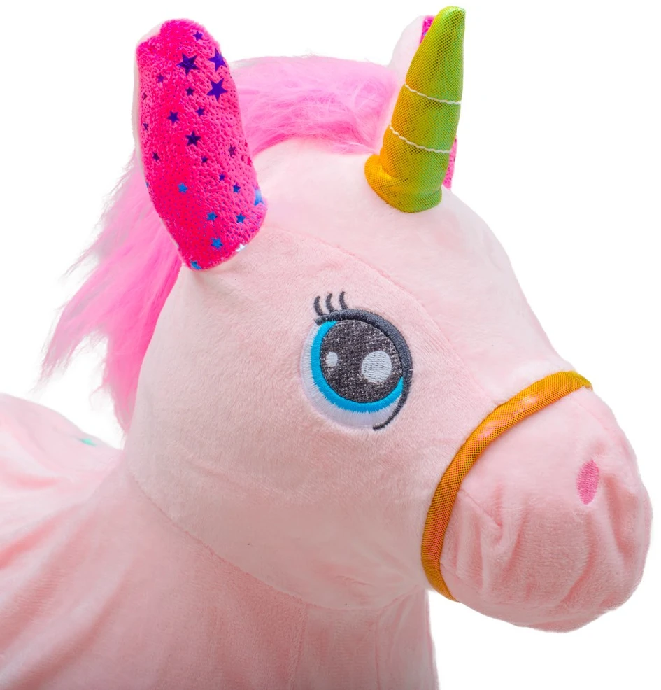 Pliušinis šokinėjantis arkliukas su garsais Baby Mix Unicorn