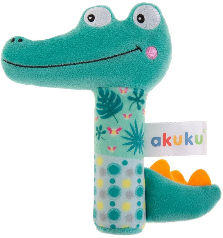 Akuku minkštas pliušinis žaislas Crocodile, A0644