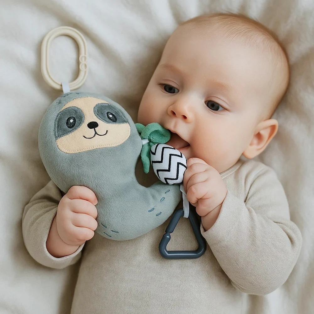 Pliušinis tinginys New Baby žaislas