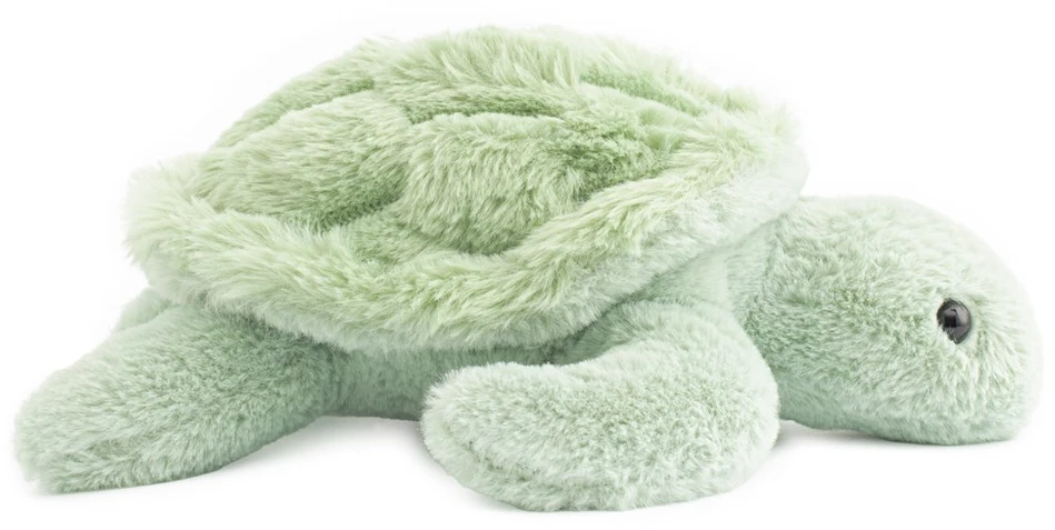 Pliušinis vėžlys žaislas kūdikiui Baby Mix, 26 cm, žalias