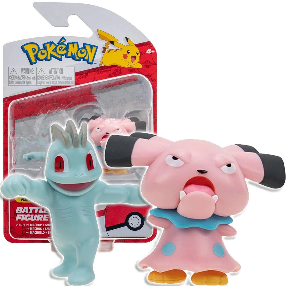 Pokemon Machop ir Snubbull kolekcinis figūrėlių rinkinys Battle Figure Pack 2634