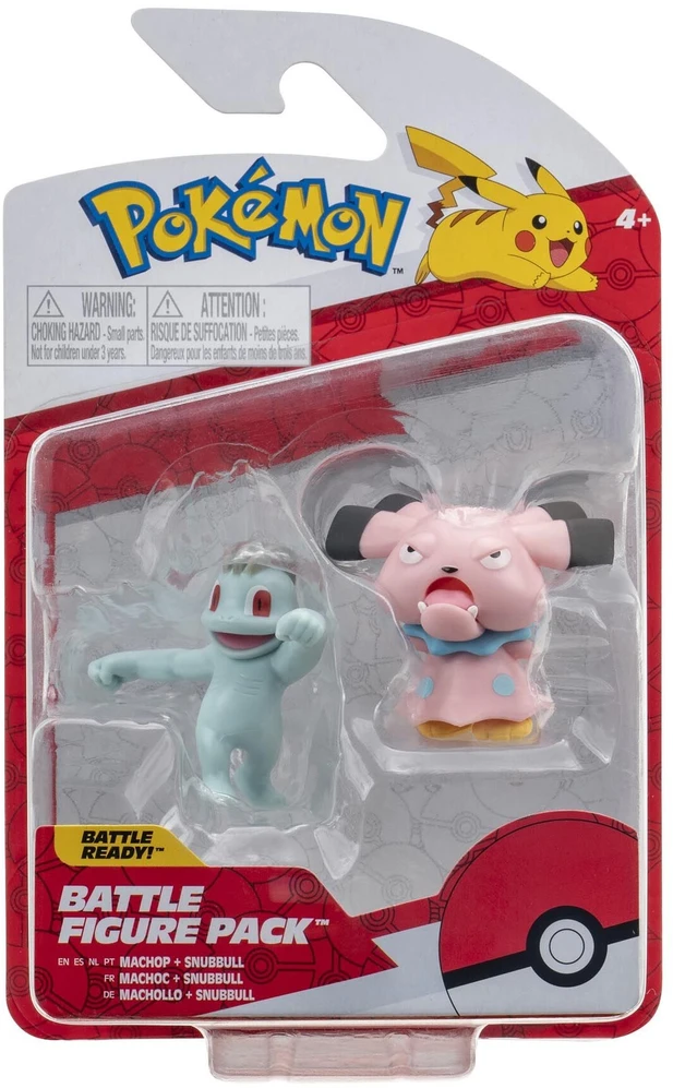 Pokemon Machop ir Snubbull kolekcinis figūrėlių rinkinys Battle Figure Pack 2634