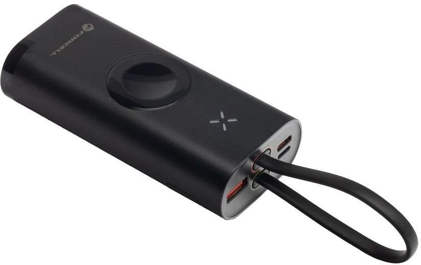 FORCELL F-ENERGY F10K4 maitinimo blokas, suderinamas su Apple Watch PD QC3.0 3A 22,5W 10000 mAh juodos spalvos