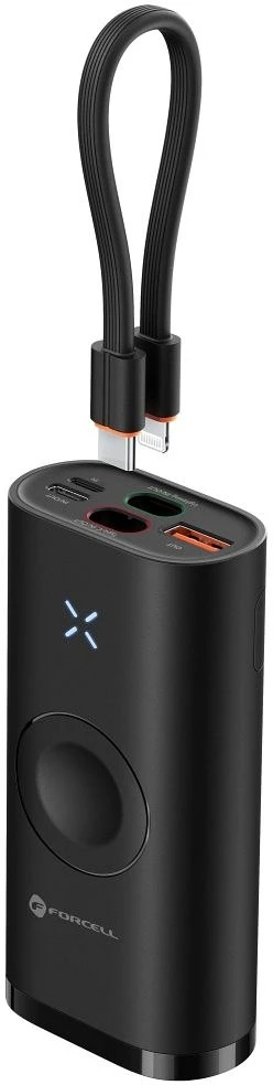 FORCELL F-ENERGY F10K4 maitinimo blokas, suderinamas su Apple Watch PD QC3.0 3A 22,5W 10000 mAh juodos spalvos