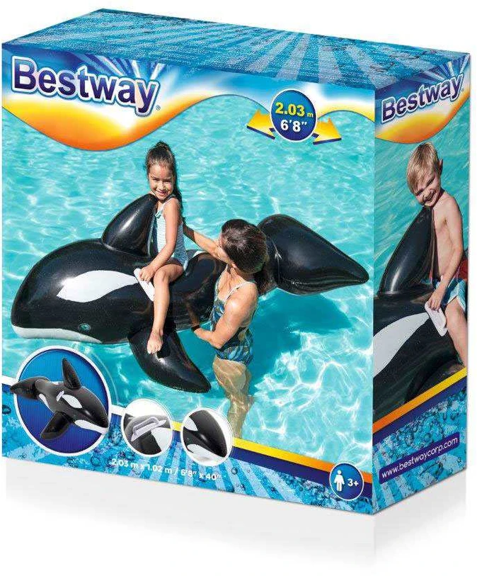 BESTWAY pripučiamas banginis 2.03m x 1.02m, 41009