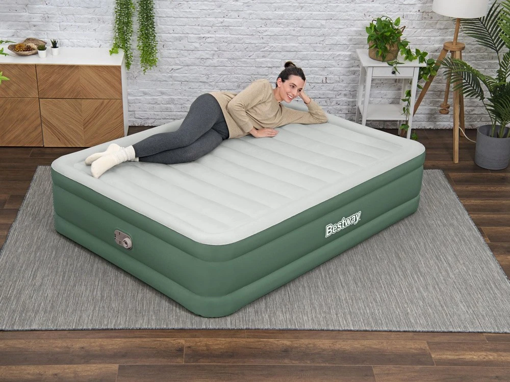 "Bestway" pripučiamas dvivietis pripučiamas čiužinys 203x152x46cm 69646
