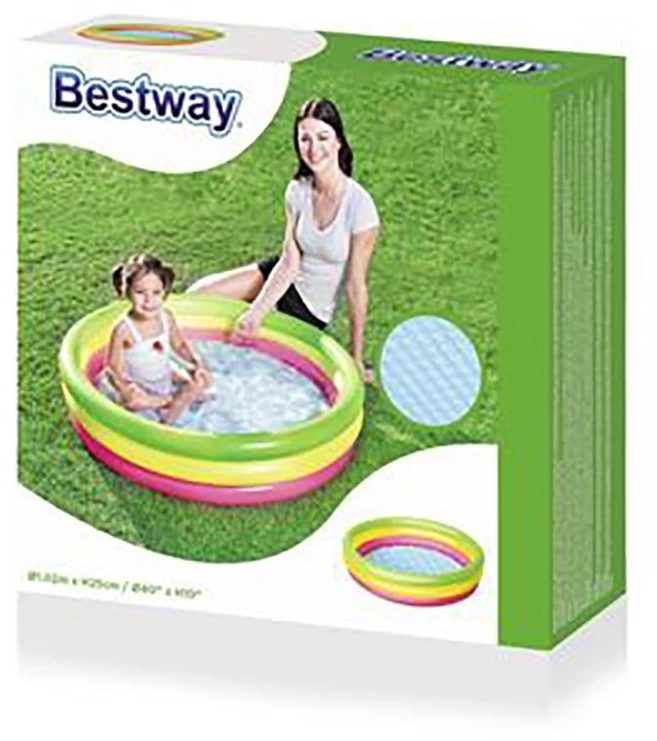 BESTWAY pripučiamas baseinas 102cm x 25cm, 51104