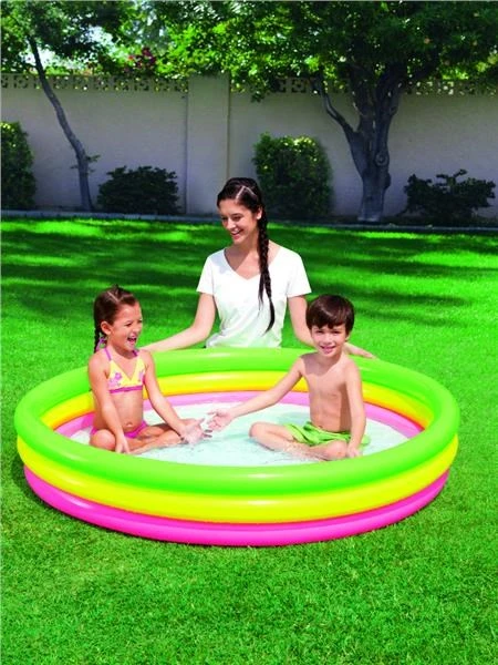 BESTWAY pripučiamas baseinas RAINBOW 152 cm x 30 cm (51103)