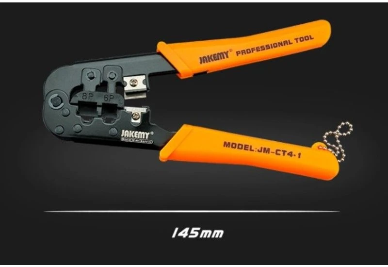 Profesionali RJ45 RJ12 RJ11 kabelių užspaudimo replės Jakemy