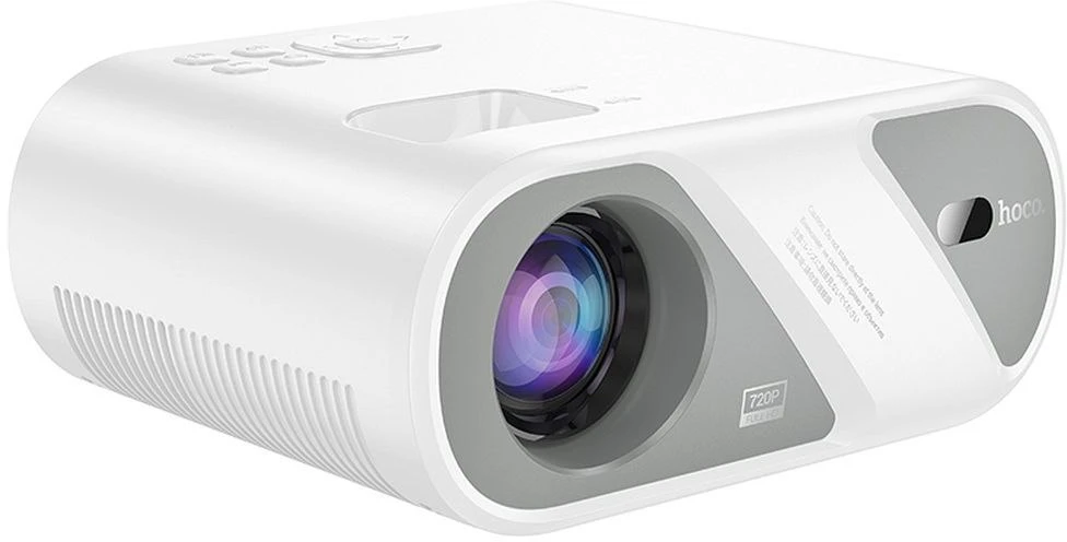 Projektorius HD Ready Hoco Wi-Fi Bluetooth 720P DT1 baltas