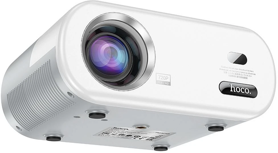 Projektorius HD Ready Hoco su Android programine įranga Wi-Fi Bluetooth 720P DT2 baltas