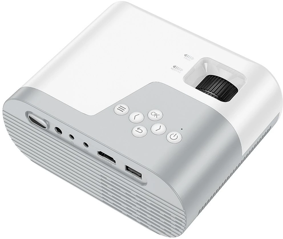 Projektorius HD Ready Hoco su Android programine įranga Wi-Fi Bluetooth 720P DT2 baltas